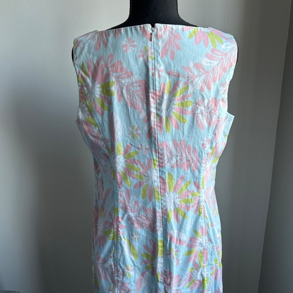 *BROOKS BROTHERS* Pastel Sleeveless Dress Size 12 - Picture 2 of 7